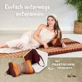 Kapok Knochenkissen (Orange)