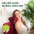 Kapok Knochenkissen (Rubinrot)
