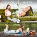Kapok Knochenkissen (Gr�n)
