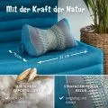 Kapok Knochenkissen (Hellblau)