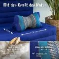 Kapok Knochenkissen (Blau)