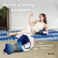 Kapok Knochenkissen (Blau)