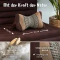 Kapok Knochenkissen (Braun)