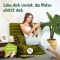 Kapok Dekokissen (Gr�n/Elefanten)
