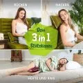 Kapok Dekokissen (Gr�n/Elefanten)
