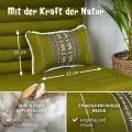 Kapok Dekokissen (Gr�n/Elefanten)