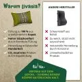 Kapok Dekokissen (Gr�n/Elefanten)