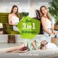 Kapok Dekokissen (Braun/Elefanten)