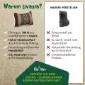Kapok Dekokissen (Braun/Elefanten)