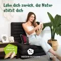 Kapok Dekokissen (Schwarz/Elefanten)