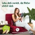 Kapok Dekokissen (Rot/Schwarz)