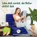 Kapok Dekokissen (Blau/Gelb)
