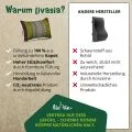 Kapok Dekokissen (Braun/Gr�n)
