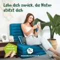 Kapok Dekokissen (Hellblau)
