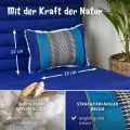 Kapok Dekokissen (Blau)