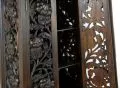 Massiver, Blumen verzierter Wohnzimmerschrank, Nr.16