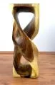 Massivholzs�ule, doppelt gedreht NATUR (76�cm H�he)