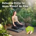 Kapok Meditationskissen Set XL (Blau/Elefanten)