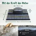 Kapok Meditationskissen Set XL (Blau/Elefanten)