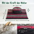 Kapok Meditationskissen Set XL (Schwarz/Elefanten)