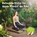 Kapok Meditationskissen Set XL (Schwarz/Orange)
