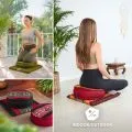 Kapok Meditationskissen Set L (Orange)