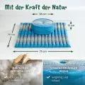 Kapok Meditationskissen Set XL (Hellblau)