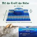 Kapok Meditationskissen Set XL (Blau)