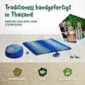 Kapok Meditationskissen Set XL (Blau)