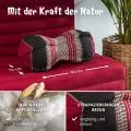 Kapok Papayakissen (Rot/Schwarz)