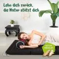 Kapok Nackenrolle (Schwarz/Rot)