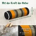 Kapok Nackenrolle (Schwarz/Orange)