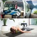 Kapok Nackenrolle (Braun/Gr�n)
