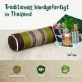 Kapok Nackenrolle (Braun/Gr�n)