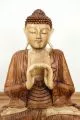 Ruheausstrahlender Buddha aus Bali, Uttarabodhi Mudra, gro