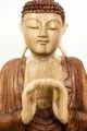 Ruheausstrahlender Buddha aus Bali, Uttarabodhi Mudra, gro
