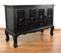 4 triges Sideboard aus Thailand mit Schnitzereien verziert, Nr.15