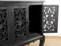 4 triges Sideboard aus Thailand mit Schnitzereien verziert, Nr.15