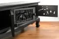 Massives, thailndisches Sideboard mit Elefantenschnitzereien