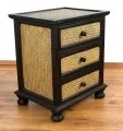 Kleine, schlichte Rattankommode, Nr.20