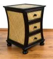 Kleine, geschwungene Rattankommode, Nr.21