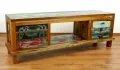 Java Teakholz-Sideboard aus recyceltem, bunten Bootsholz,  Nr.353