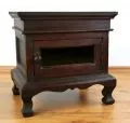 Massives  Holzschr�nkchen mit Glast�r,  Nr.48a