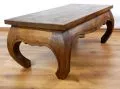 Asiatischer Opiumtisch, 100 x 50 cm (Hellbraun)