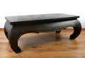 Asiatischer Opiumtisch, 100 x 50 cm (Dunkelbraun)