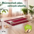 Kapok Rollmatte, 110 cm breit (Rot/Elefanten)
