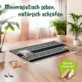Kapok Rollmatte, 110 cm breit (Blau/Elefanten)