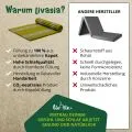Kapok Rollmatte, 110 cm breit (Gr�n/Elefanten)