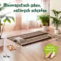 Kapok Rollmatte, 110 cm breit (Braun/Elefanten)