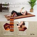Kapok Rollmatte, 110 cm breit (Orange)